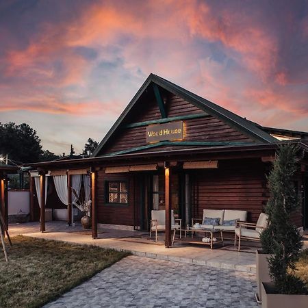 Wood House "Private Spa" Vergia Esterno foto