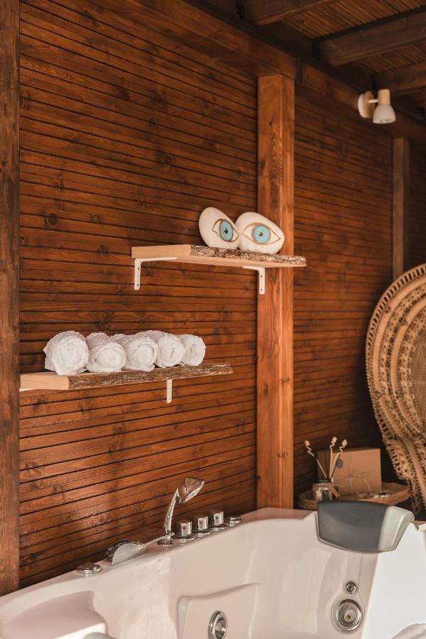Wood House "Private Spa" Vergia Esterno foto