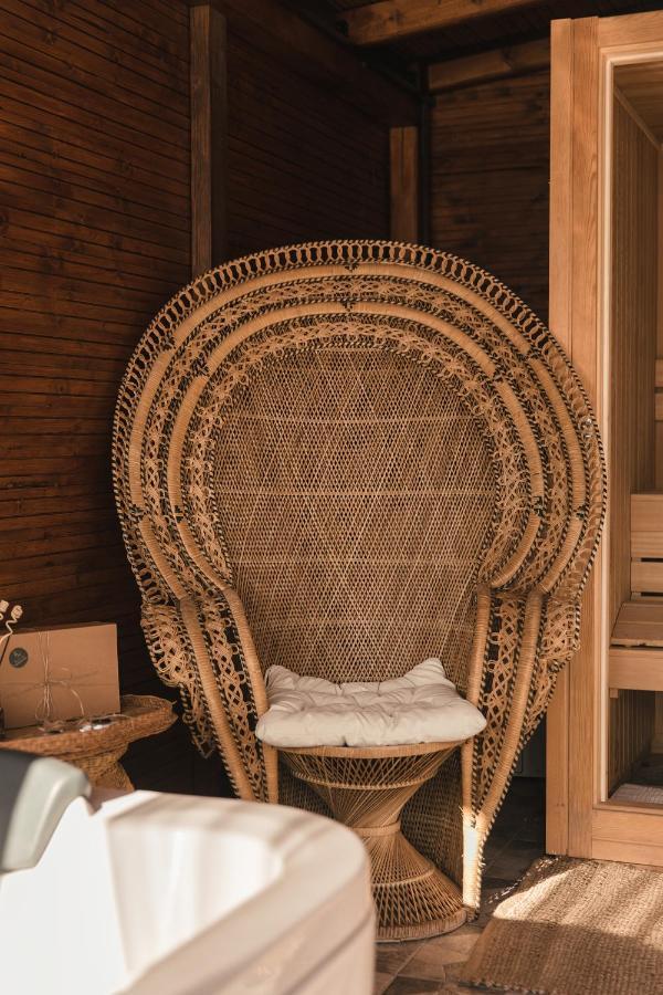 Wood House "Private Spa" Vergia Esterno foto